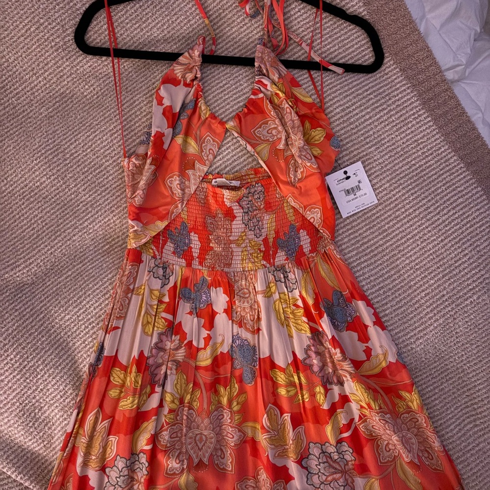 🌼 O’Neill Halter Maxi Dress NWT | M | $75 Retail